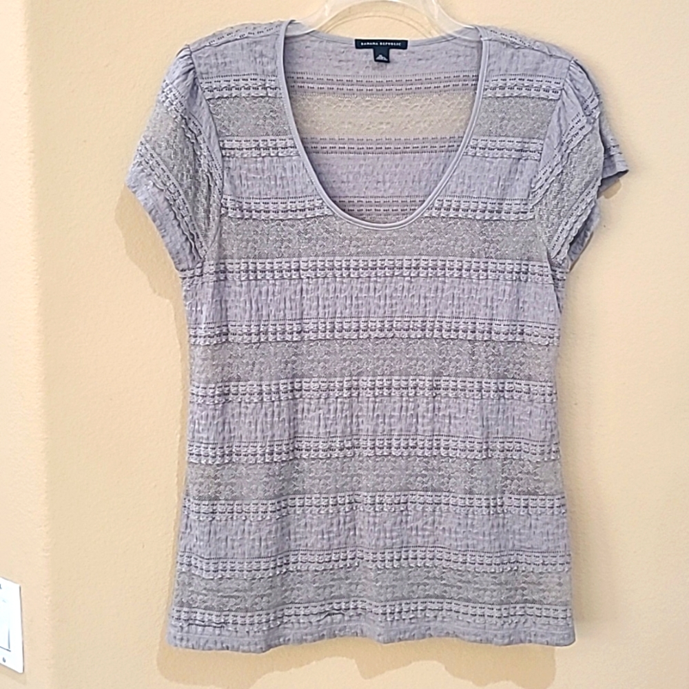 Banana Republic lace t-top with tank NWOT